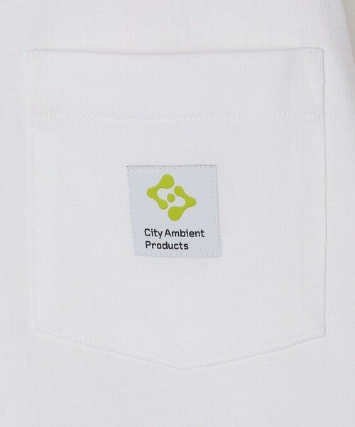 SHIPS / シップス Tシャツ | City Ambient Products: スクエアロゴ ポケット ロングスリーブ Tシャツ | 詳細9