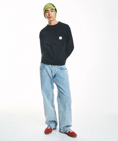 SHIPS / シップス Tシャツ | City Ambient Products: スクエアロゴ ポケット ロングスリーブ Tシャツ | 詳細20