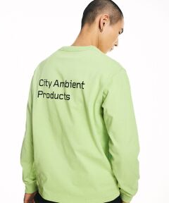 SHIPS / シップス Tシャツ | City Ambient Products: スタンダード ロゴ プリント ロングスリーブ Tシャツ