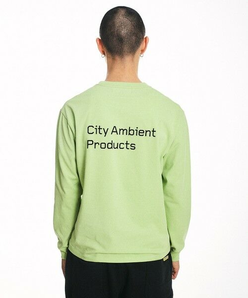 SHIPS / シップス Tシャツ | City Ambient Products: スタンダード ロゴ プリント ロングスリーブ Tシャツ | 詳細11