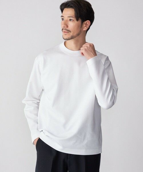 SHIPS / シップス Tシャツ | SHIPS: ハイゲージ クルーネック ダンボールニット 長袖Tシャツ | 詳細2