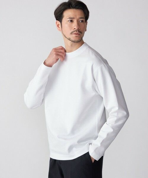 SHIPS / シップス Tシャツ | SHIPS: ハイゲージ クルーネック ダンボールニット 長袖Tシャツ | 詳細3