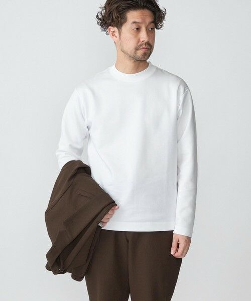 SHIPS / シップス Tシャツ | SHIPS: ハイゲージ クルーネック ダンボールニット 長袖Tシャツ | 詳細12