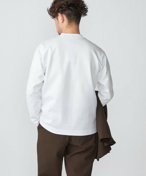 SHIPS / シップス Tシャツ | SHIPS: ハイゲージ クルーネック ダンボールニット 長袖Tシャツ | 詳細13