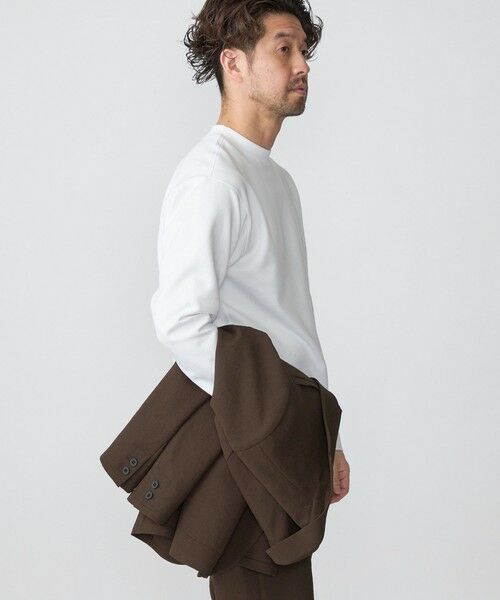 SHIPS / シップス Tシャツ | SHIPS: ハイゲージ クルーネック ダンボールニット 長袖Tシャツ | 詳細5