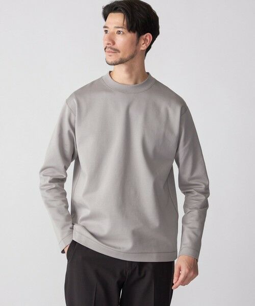 SHIPS / シップス Tシャツ | SHIPS: ハイゲージ クルーネック ダンボールニット 長袖Tシャツ | 詳細21