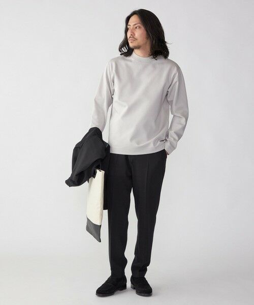 SHIPS / シップス Tシャツ | SHIPS: ハイゲージ クルーネック ダンボールニット 長袖Tシャツ | 詳細24