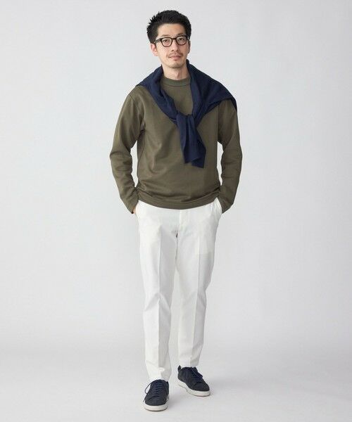 SHIPS / シップス Tシャツ | SHIPS: ハイゲージ クルーネック ダンボールニット 長袖Tシャツ | 詳細27