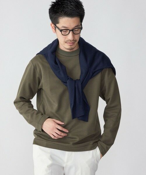 SHIPS / シップス Tシャツ | SHIPS: ハイゲージ クルーネック ダンボールニット 長袖Tシャツ | 詳細28