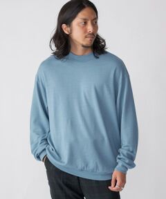 SHIPS / シップス カットソー | SHIPS: 〈抗菌消臭〉 ミルドウール ジャージー モックネック 長袖 ニットソー