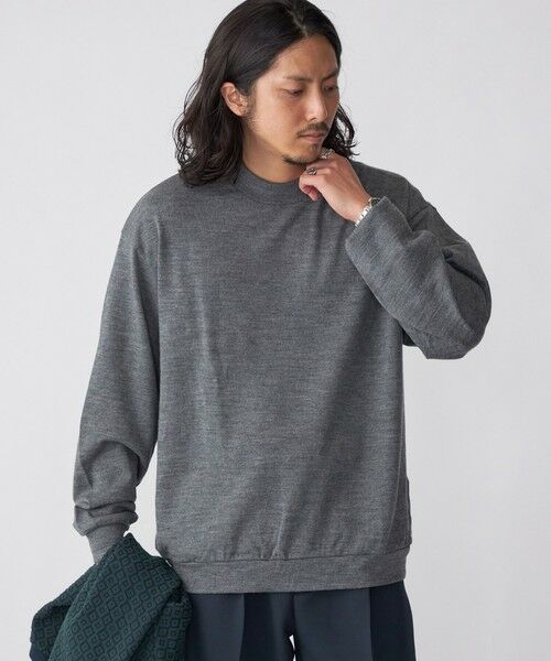 SHIPS / シップス カットソー | SHIPS: 〈抗菌消臭〉 ミルドウール ジャージー モックネック 長袖 ニットソー | 詳細11