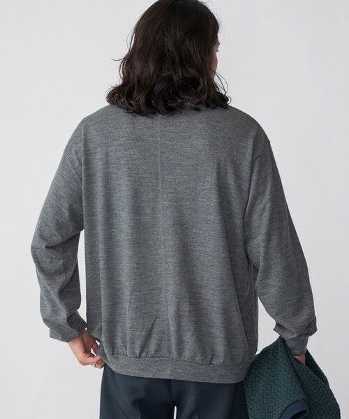 SHIPS / シップス カットソー | SHIPS: 〈抗菌消臭〉 ミルドウール ジャージー モックネック 長袖 ニットソー | 詳細13