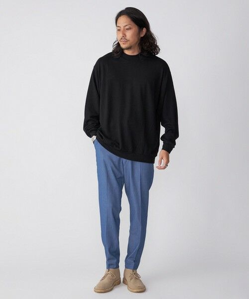 SHIPS / シップス カットソー | SHIPS: 〈抗菌消臭〉 ミルドウール ジャージー モックネック 長袖 ニットソー | 詳細16