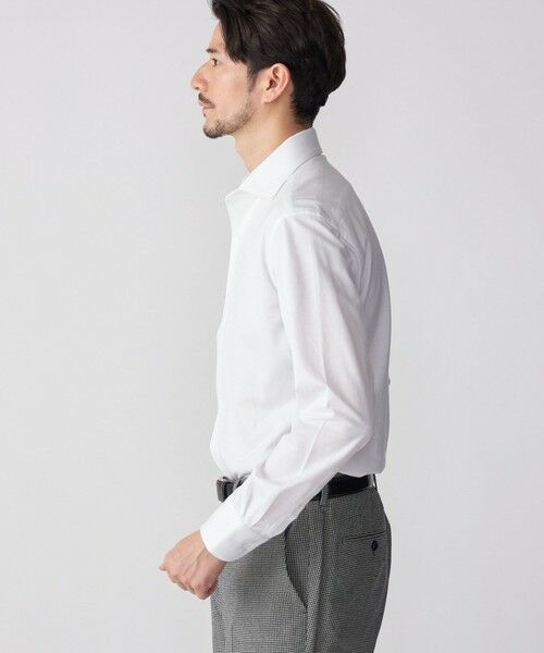 SHIPS / シップス シャツ・ブラウス | SHIPS: ALBINI ジャージー 無地 ワンピースカラー シャツ | 詳細3