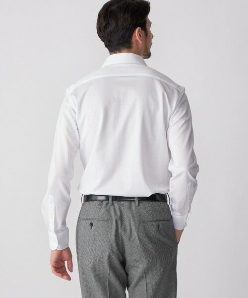 SHIPS / シップス シャツ・ブラウス | SHIPS: ALBINI ジャージー 無地 ワンピースカラー シャツ | 詳細4