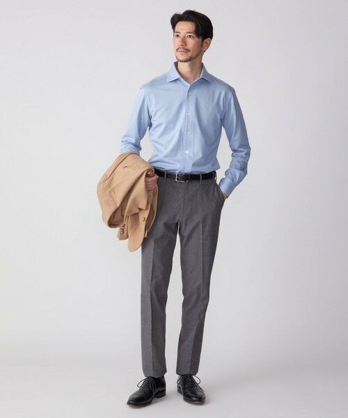 SHIPS / シップス シャツ・ブラウス | SHIPS: ALBINI ジャージー 無地 ワンピースカラー シャツ | 詳細14