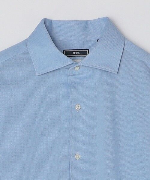 SHIPS / シップス シャツ・ブラウス | SHIPS: ALBINI ジャージー 無地 ワンピースカラー シャツ | 詳細18