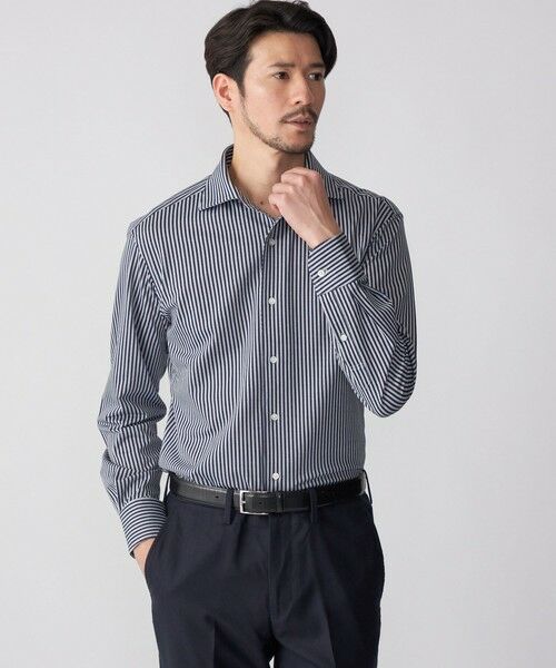 SHIPS / シップス シャツ・ブラウス | SHIPS: ALBINI ジャージー ロンスト ワンピースカラー シャツ | 詳細3