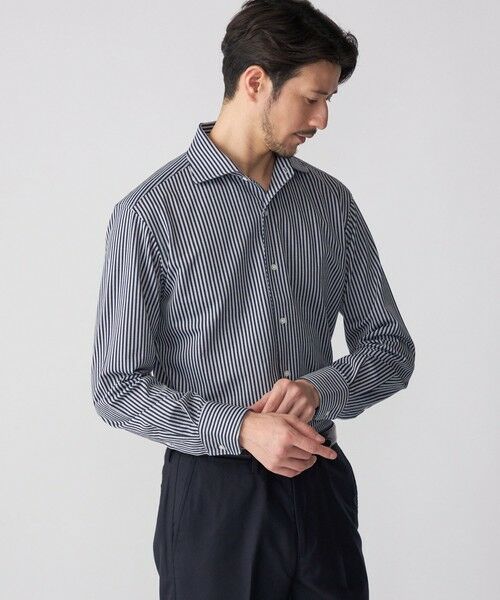 SHIPS / シップス シャツ・ブラウス | SHIPS: ALBINI ジャージー ロンスト ワンピースカラー シャツ | 詳細4