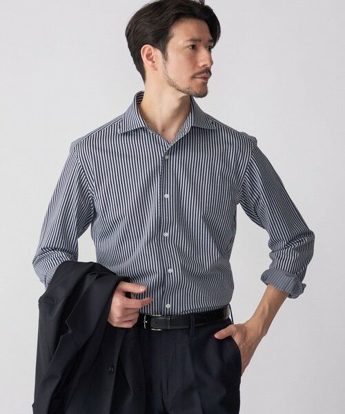 SHIPS / シップス シャツ・ブラウス | SHIPS: ALBINI ジャージー ロンスト ワンピースカラー シャツ | 詳細5