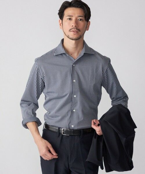 SHIPS / シップス シャツ・ブラウス | SHIPS: ALBINI ジャージー ロンスト ワンピースカラー シャツ | 詳細7