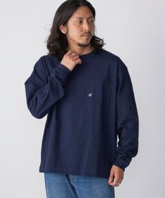 SHIPS / シップス シャツ・ブラウス | 【WEB限定】SHIPS:〈汗染み防止加工〉ワンポイントロゴ ビッグシルエットヘビーウェイトTシャツ