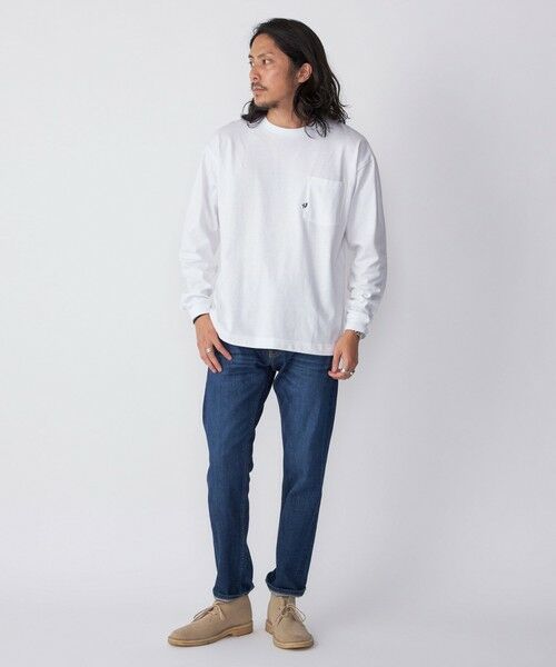 SHIPS / シップス シャツ・ブラウス | 【WEB限定】SHIPS:〈汗染み防止加工〉ワンポイントロゴ ビッグシルエットヘビーウェイトTシャツ | 詳細1