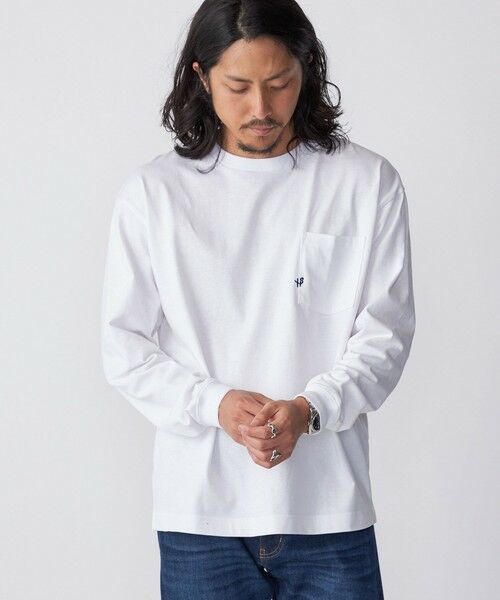 SHIPS / シップス シャツ・ブラウス | 【WEB限定】SHIPS:〈汗染み防止加工〉ワンポイントロゴ ビッグシルエットヘビーウェイトTシャツ | 詳細5