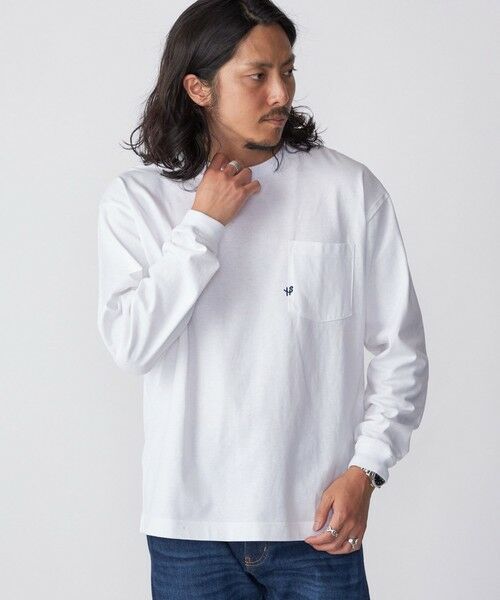 SHIPS / シップス シャツ・ブラウス | 【WEB限定】SHIPS:〈汗染み防止加工〉ワンポイントロゴ ビッグシルエットヘビーウェイトTシャツ | 詳細6