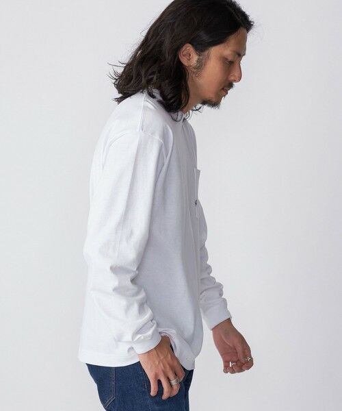 SHIPS / シップス シャツ・ブラウス | 【WEB限定】SHIPS:〈汗染み防止加工〉ワンポイントロゴ ビッグシルエットヘビーウェイトTシャツ | 詳細9