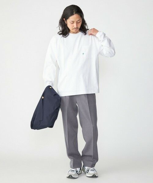 SHIPS / シップス シャツ・ブラウス | 【WEB限定】SHIPS:〈汗染み防止加工〉ワンポイントロゴ ビッグシルエットヘビーウェイトTシャツ | 詳細12