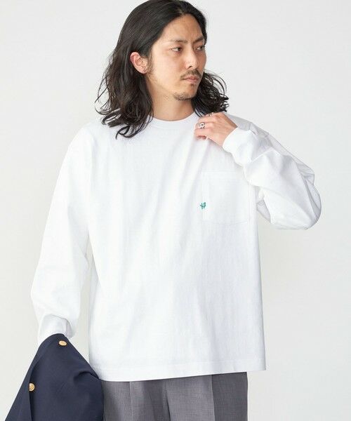 SHIPS / シップス シャツ・ブラウス | 【WEB限定】SHIPS:〈汗染み防止加工〉ワンポイントロゴ ビッグシルエットヘビーウェイトTシャツ | 詳細16