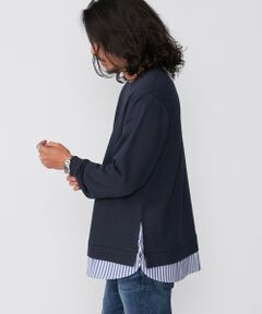 SHIPS / シップス シャツ・ブラウス | *SHIPS: シャツ レイヤード クルーネック スウェット