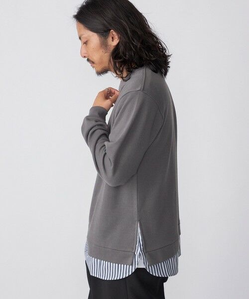 SHIPS / シップス シャツ・ブラウス | *SHIPS: シャツ レイヤード クルーネック スウェット | 詳細3