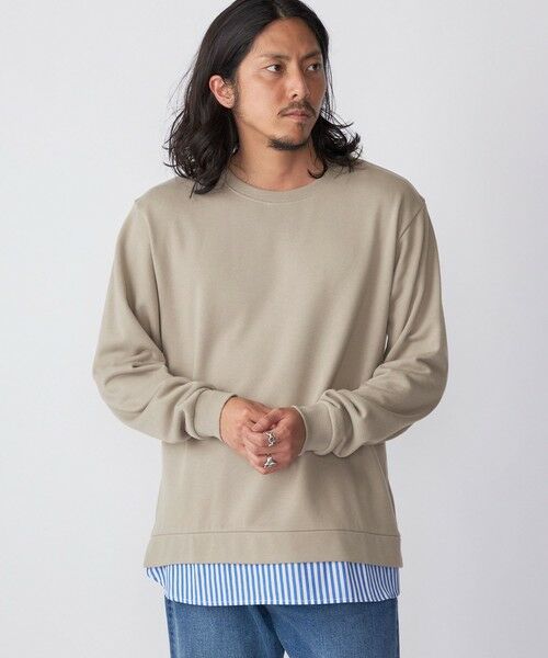 SHIPS / シップス シャツ・ブラウス | *SHIPS: シャツ レイヤード クルーネック スウェット | 詳細11