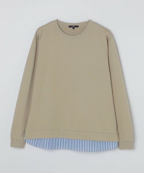 SHIPS / シップス シャツ・ブラウス | *SHIPS: シャツ レイヤード クルーネック スウェット | 詳細13