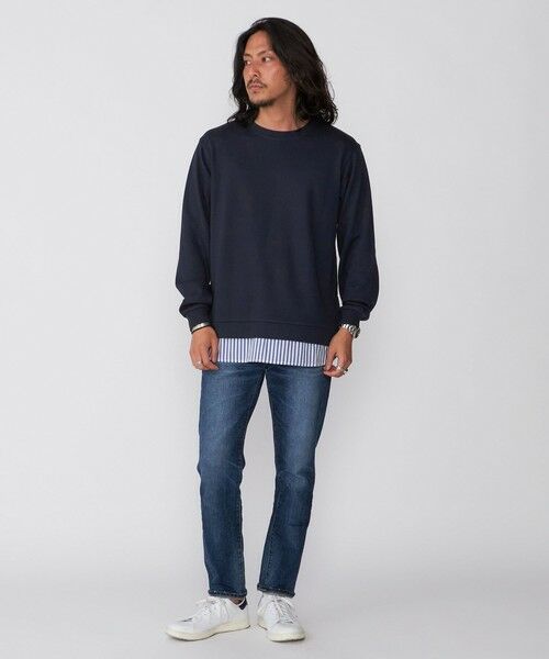 SHIPS / シップス シャツ・ブラウス | *SHIPS: シャツ レイヤード クルーネック スウェット | 詳細15