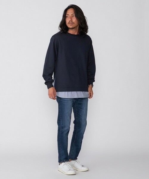 SHIPS / シップス シャツ・ブラウス | *SHIPS: シャツ レイヤード クルーネック スウェット | 詳細18