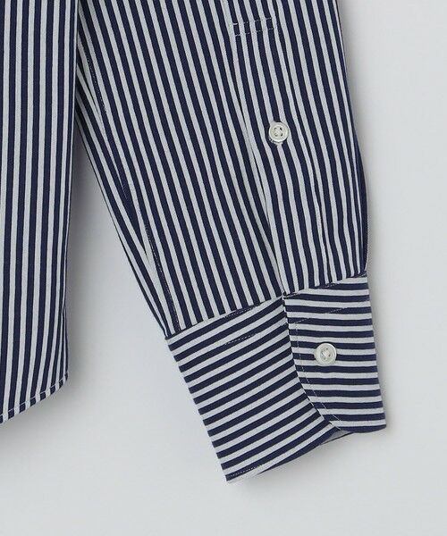 SHIPS / シップス Tシャツ | SHIPS: ジャージー ロンドンストライプ ワンピースカラー シャツ | 詳細5