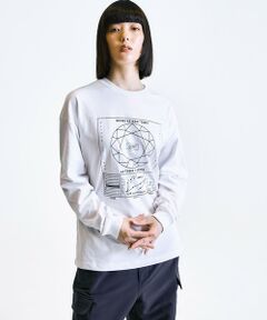 SHIPS / シップス Tシャツ | City Ambient Products: SHELTECH(R) グラフィック 長袖Tシャツ