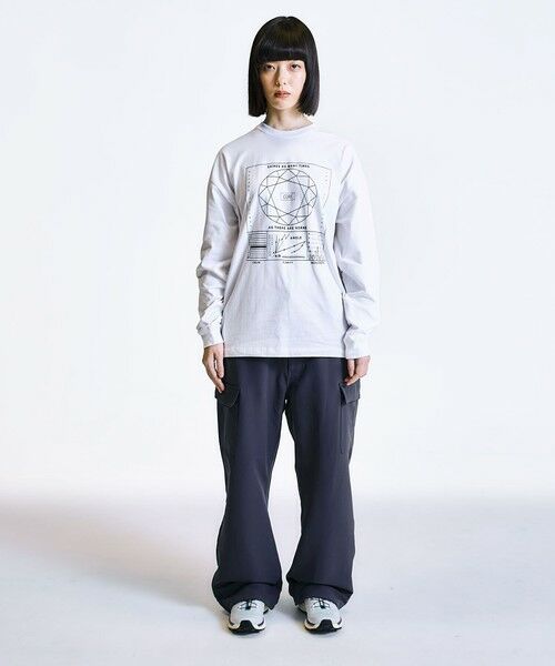 SHIPS / シップス Tシャツ | City Ambient Products: SHELTECH(R) グラフィック 長袖Tシャツ | 詳細1