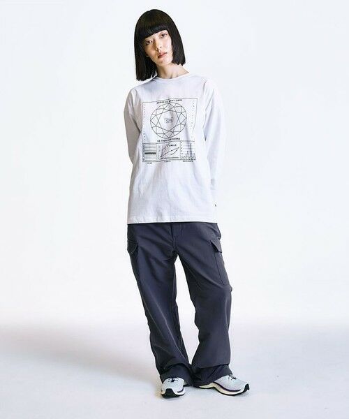 SHIPS / シップス Tシャツ | City Ambient Products: SHELTECH(R) グラフィック 長袖Tシャツ | 詳細9