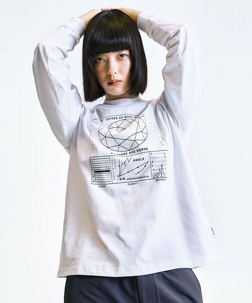 SHIPS / シップス Tシャツ | City Ambient Products: SHELTECH(R) グラフィック 長袖Tシャツ | 詳細10