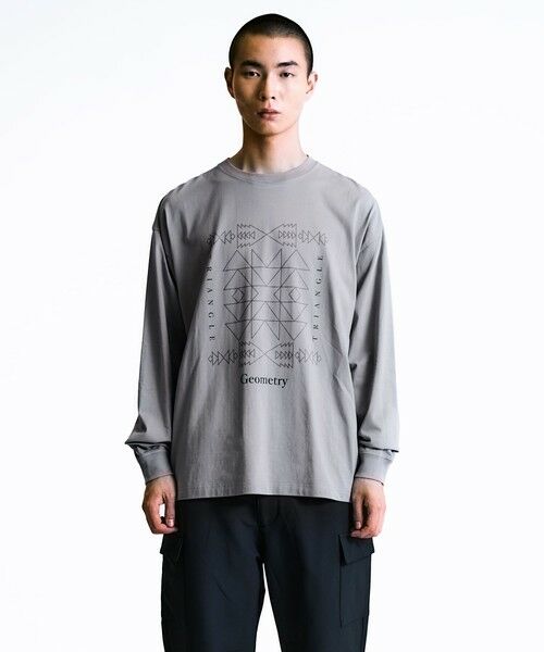 SHIPS / シップス Tシャツ | City Ambient Products: SHELTECH(R) グラフィック 長袖Tシャツ | 詳細18