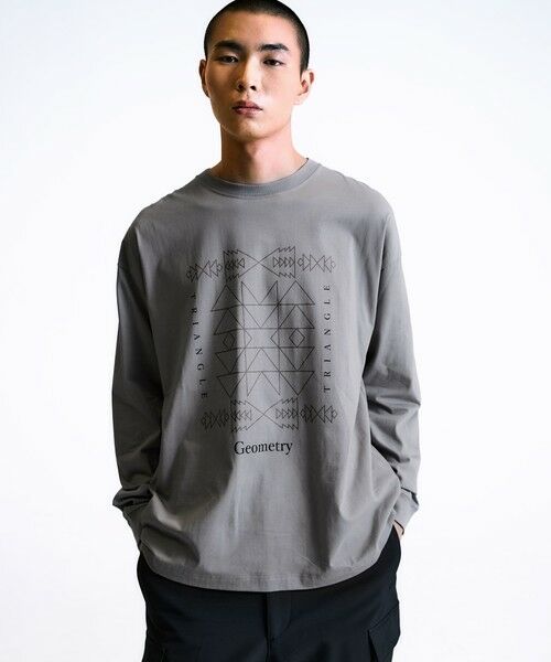 SHIPS / シップス Tシャツ | City Ambient Products: SHELTECH(R) グラフィック 長袖Tシャツ | 詳細21