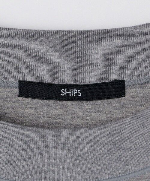 SHIPS / シップス Tシャツ | SHIPS: コットン ハイゲージ ポンチ ライト ロングスリーブ Tシャツ | 詳細8