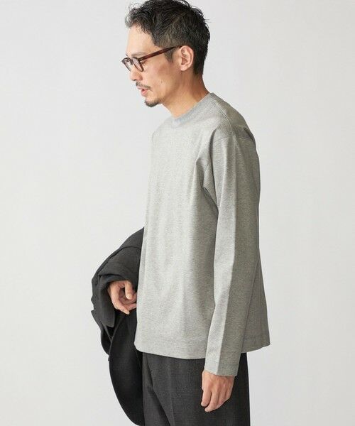 SHIPS / シップス Tシャツ | SHIPS: コットン ハイゲージ ポンチ ライト ロングスリーブ Tシャツ | 詳細11