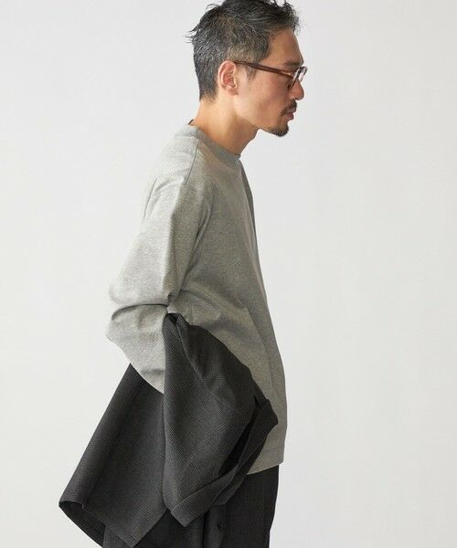 SHIPS / シップス Tシャツ | SHIPS: コットン ハイゲージ ポンチ ライト ロングスリーブ Tシャツ | 詳細13