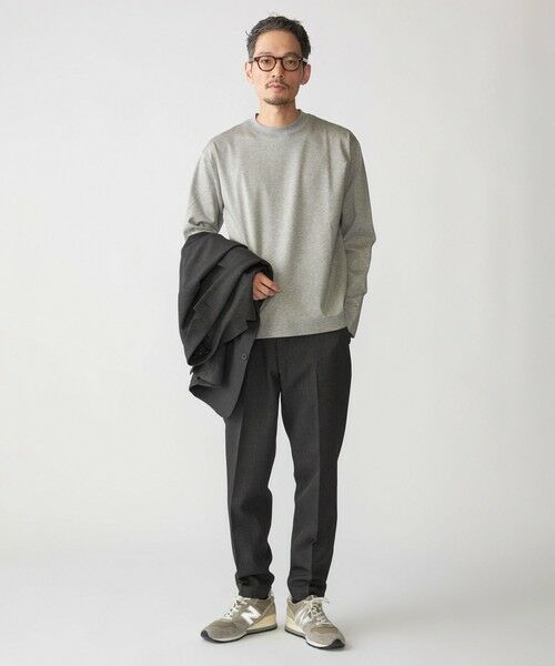 SHIPS / シップス Tシャツ | SHIPS: コットン ハイゲージ ポンチ ライト ロングスリーブ Tシャツ | 詳細15