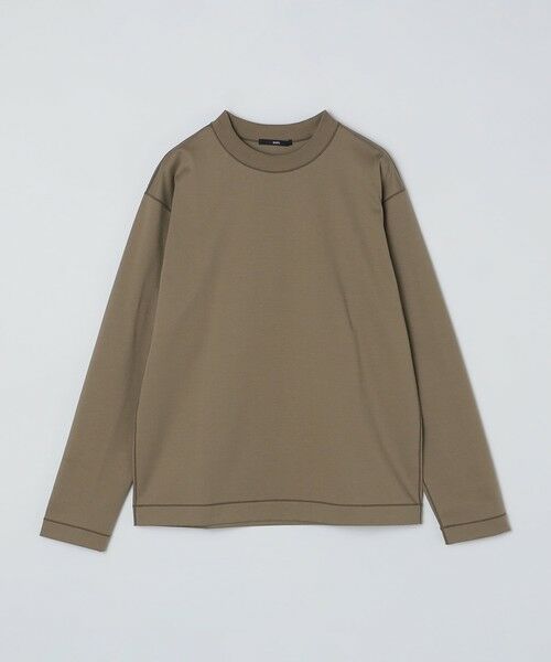 SHIPS / シップス Tシャツ | SHIPS: コットン ハイゲージ ポンチ ライト ロングスリーブ Tシャツ(キャメル)